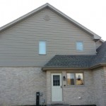 New siding, soffit, fascia, gable trim and window trim