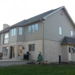 New siding, soffit, fascia, gable trim and window trim