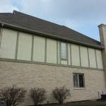 Old siding, soffit, fascia, gutters, and window trim