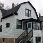 New Siding, window trim, soffit and fascia, and gable trim