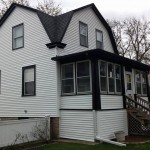 New Siding, window trim, soffit and fascia, and gable trim